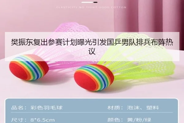 樊振东复出参赛计划曝光引发国乒男队排兵布阵热议（jiuyou）
